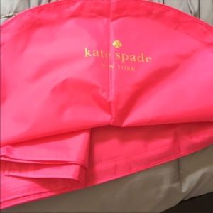 Hot Pink Kate Spade garment bags
